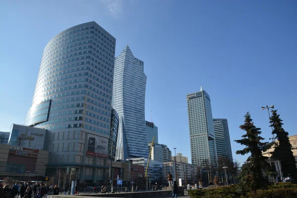 Warsaw city scape view — Stock Photo, Image