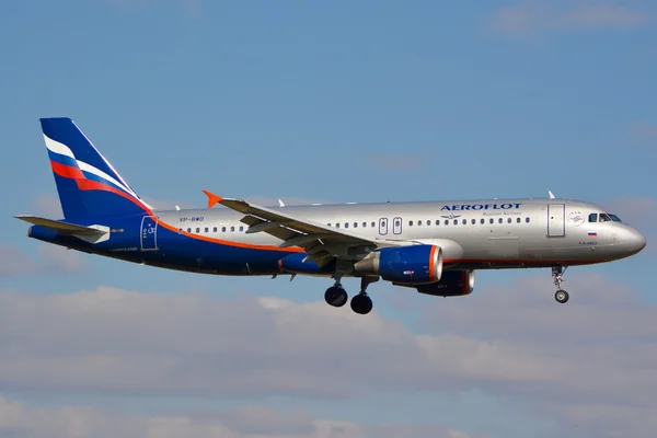 Aeroflot Russian Airlines plane — Stock Photo, Image