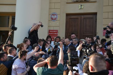 Öğrencilerin kutlamalarda Lublin 2016