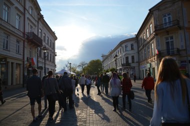 Öğrencilerin kutlamalarda Lublin 2016
