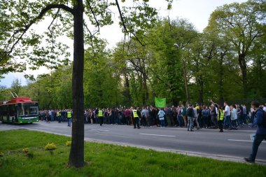 Öğrencilerin kutlamalarda Lublin 2016