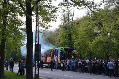 Öğrencilerin kutlamalarda Lublin 2016