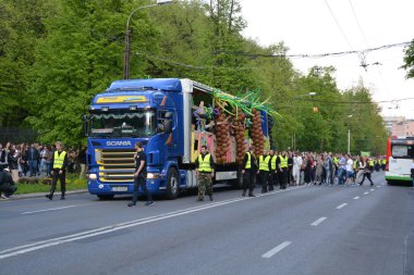 Öğrencilerin kutlamalarda Lublin 2016