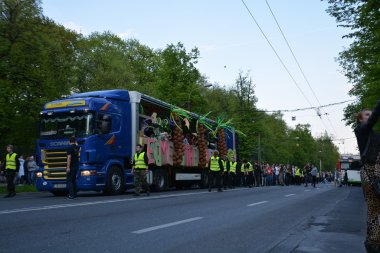 Öğrencilerin kutlamalarda Lublin 2016