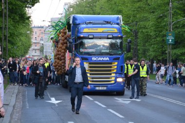 Öğrencilerin kutlamalarda Lublin 2016
