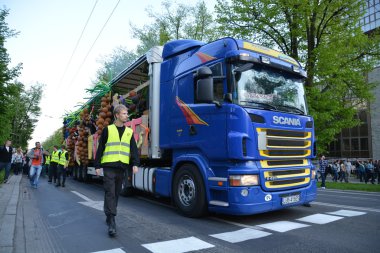 Öğrencilerin kutlamalarda Lublin 2016