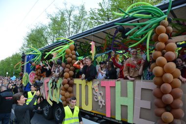 Öğrencilerin kutlamalarda Lublin 2016