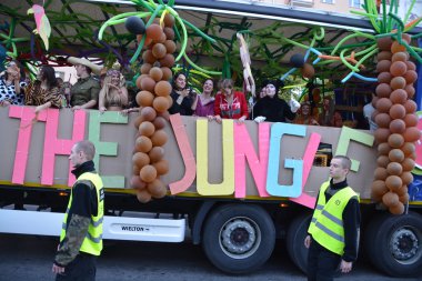 Öğrencilerin kutlamalarda Lublin 2016