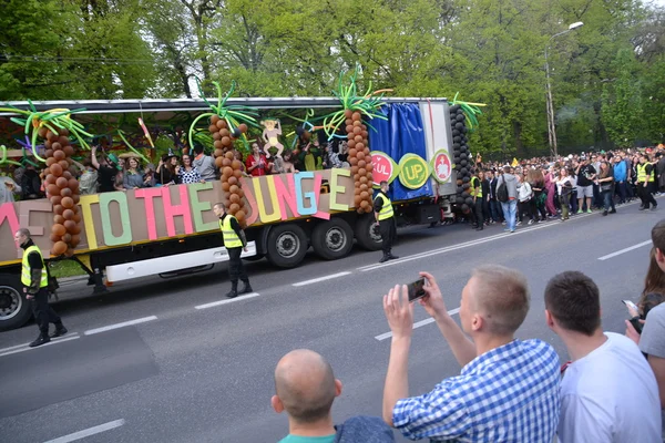 Průvod studentů 2016 v Lublinu — Stock fotografie