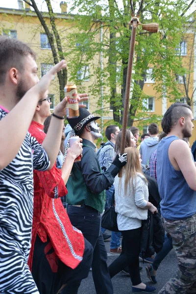 Desfile de estudantes 2016 em Lublin — Fotografia de Stock