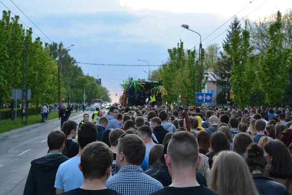 Öğrencilerin kutlamalarda Lublin 2016 — Stok fotoğraf