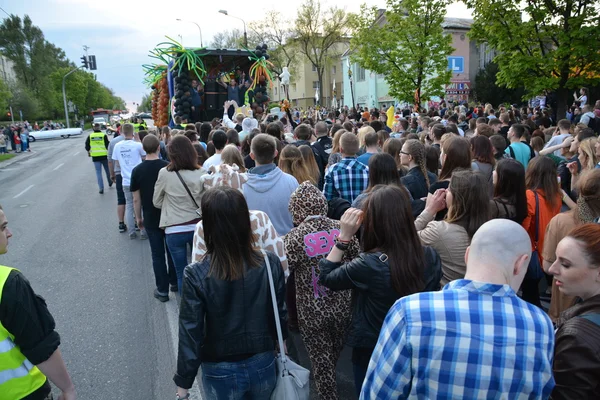 Desfile de estudantes 2016 em Lublin — Fotografia de Stock