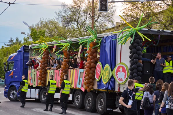 Studentenumzug 2016 in Lublin — Stockfoto