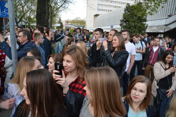 Průvod studentů 2016 v Lublinu — Stock fotografie