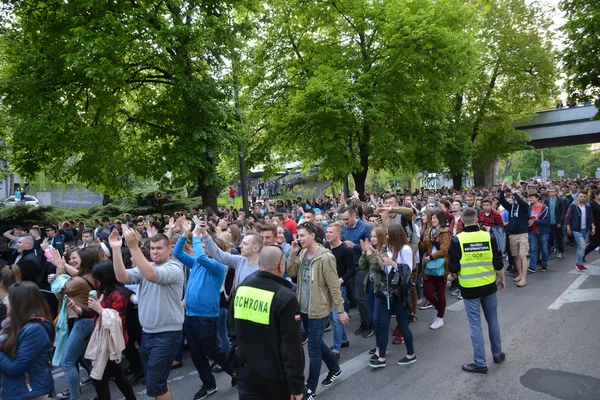 Öğrencilerin kutlamalarda Lublin 2016