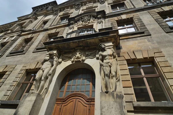 Dresden streets and buildings view — Stock Photo, Image