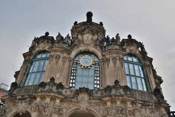 Dresden sokaklar ve Binalar görünümü — Stok fotoğraf