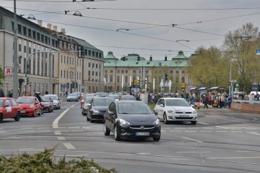 Dresden sokaklar ve Binalar görünümü