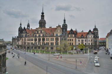 Dresden sokaklar ve Binalar görünümü