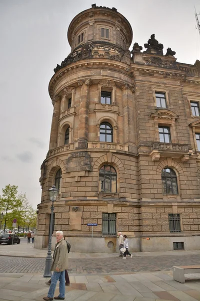 Dresden gator och byggnader Visa — Stockfoto