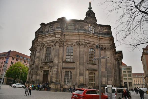 Dresdener Straßen und Gebäude — Stockfoto