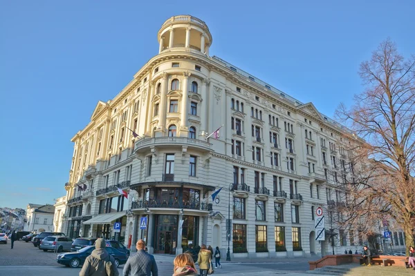 Warsaw old town view — Stock Photo, Image