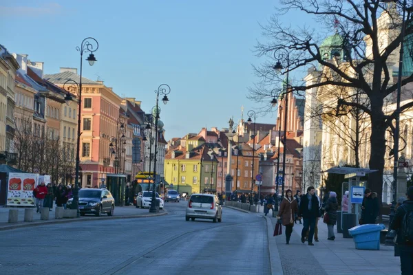 Varsovie vieille ville vue — Photo
