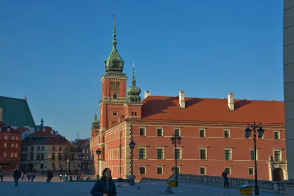 Warsaw old town view — Stock Photo, Image