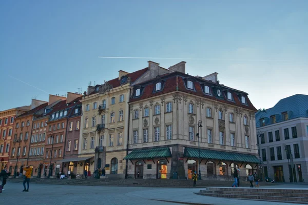 Varsovia vista al casco antiguo — Foto de Stock