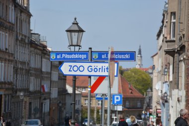 Gorlitz şehir cadde görünümü