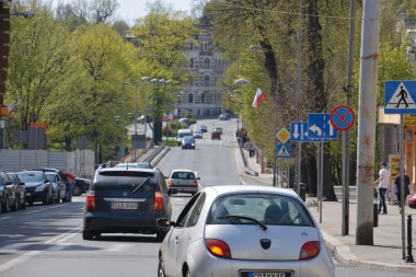 Gorlitz şehir cadde görünümü