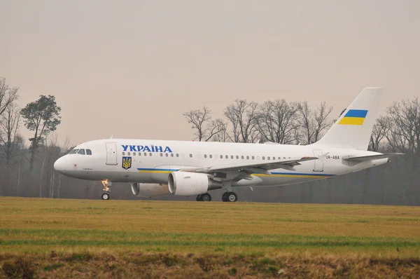 Ukrainisches Regierungsflugzeug lizenzfreie Stockbilder