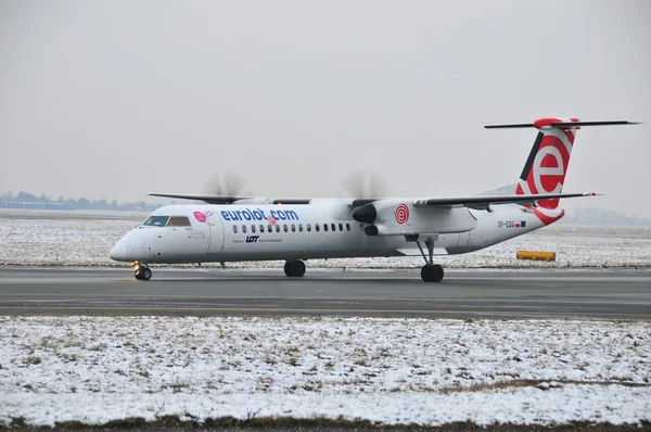 Bombardero Q400 SP-EQB —  Fotos de Stock