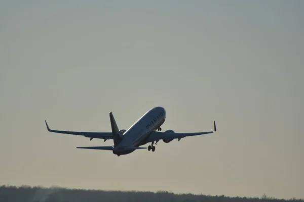 Avião aéreo — Fotografia de Stock