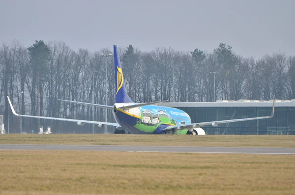 Avión Ryanair en pintura especial — Foto de Stock
