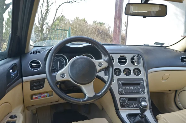 Interior del coche de lujo — Foto de Stock