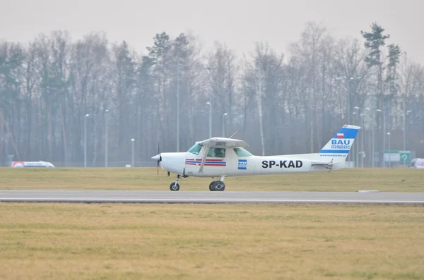 Малый самолёт Сессны — стоковое фото