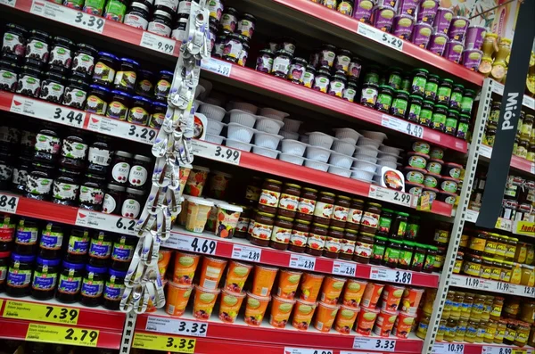 Interior do supermercado — Fotografia de Stock