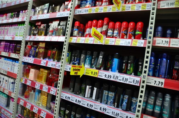 Interior del supermercado — Foto de Stock