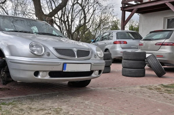 Radwechsel — Stockfoto