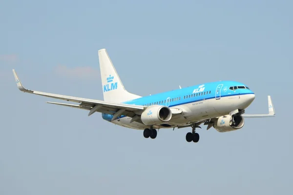 KLM літак Boeing 737-700 — стокове фото