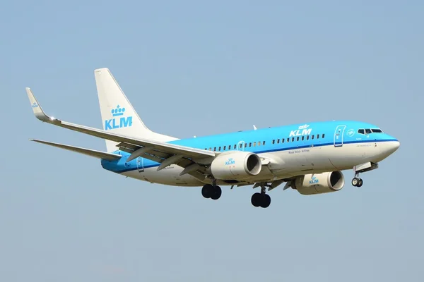 KLM-fly Boeing 737-700 – stockfoto