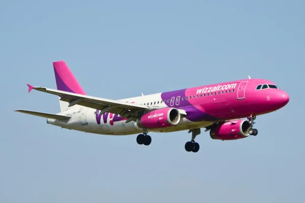 Wizzair 비행기 — 스톡 사진