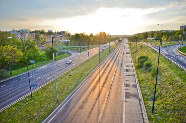 Carretera en la ciudad — Foto de Stock