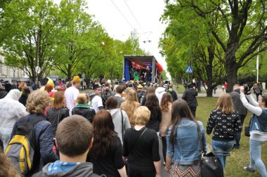 Öğrencilerin gösterisi 2015