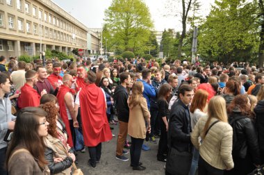 Öğrencilerin gösterisi 2015