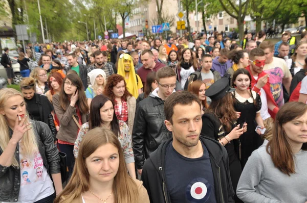 Öğrencilerin gösterisi 2015 — Stok fotoğraf