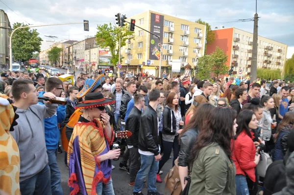 Průvod studentů 2015 — Stock fotografie