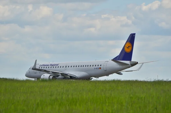 Lufthansa CityLine plane — Stockfoto