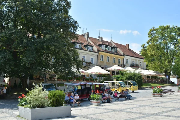 Vue sur la ville de Sandomierz — Photo